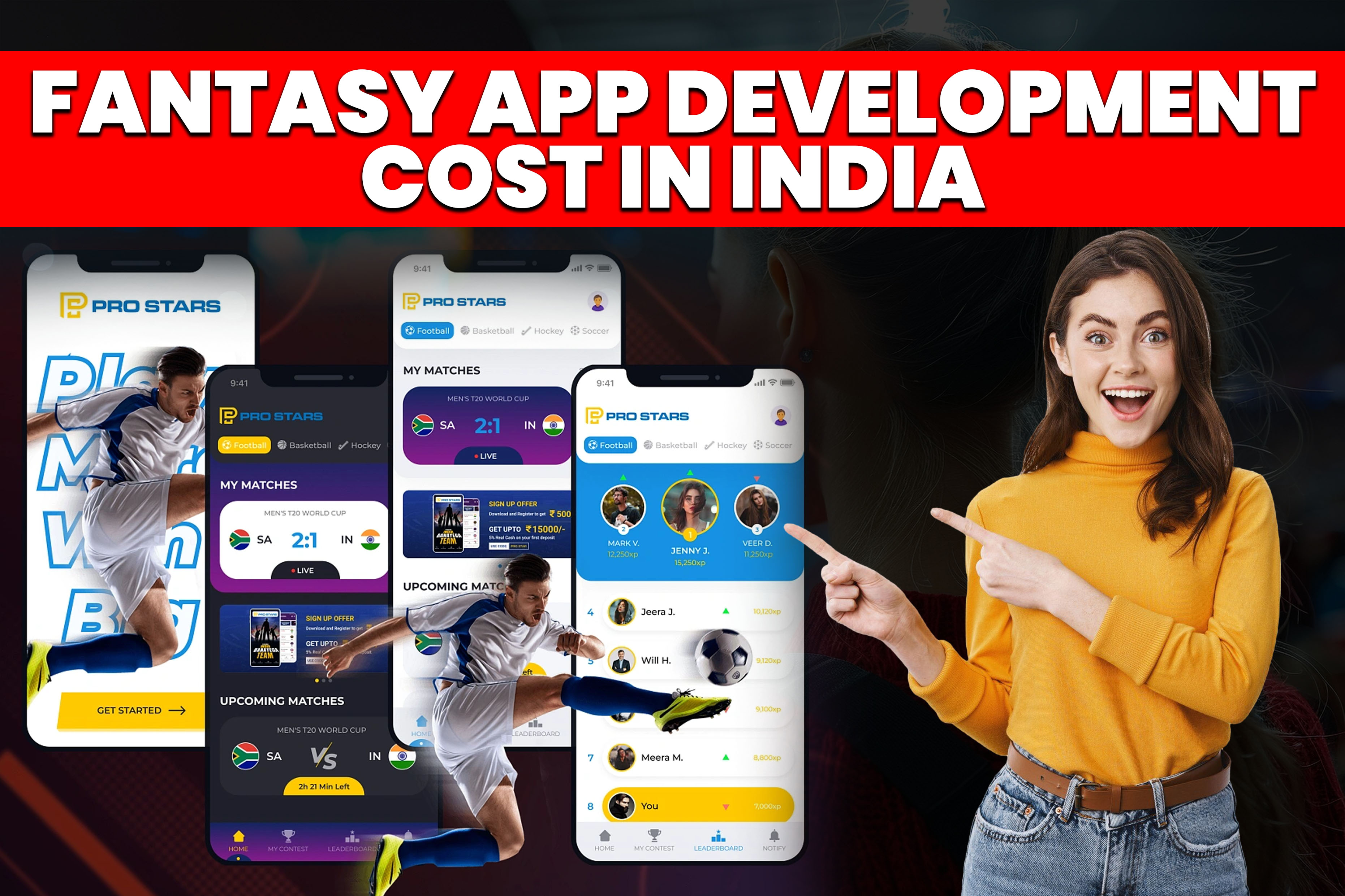 Fantasy App Development Cost in India