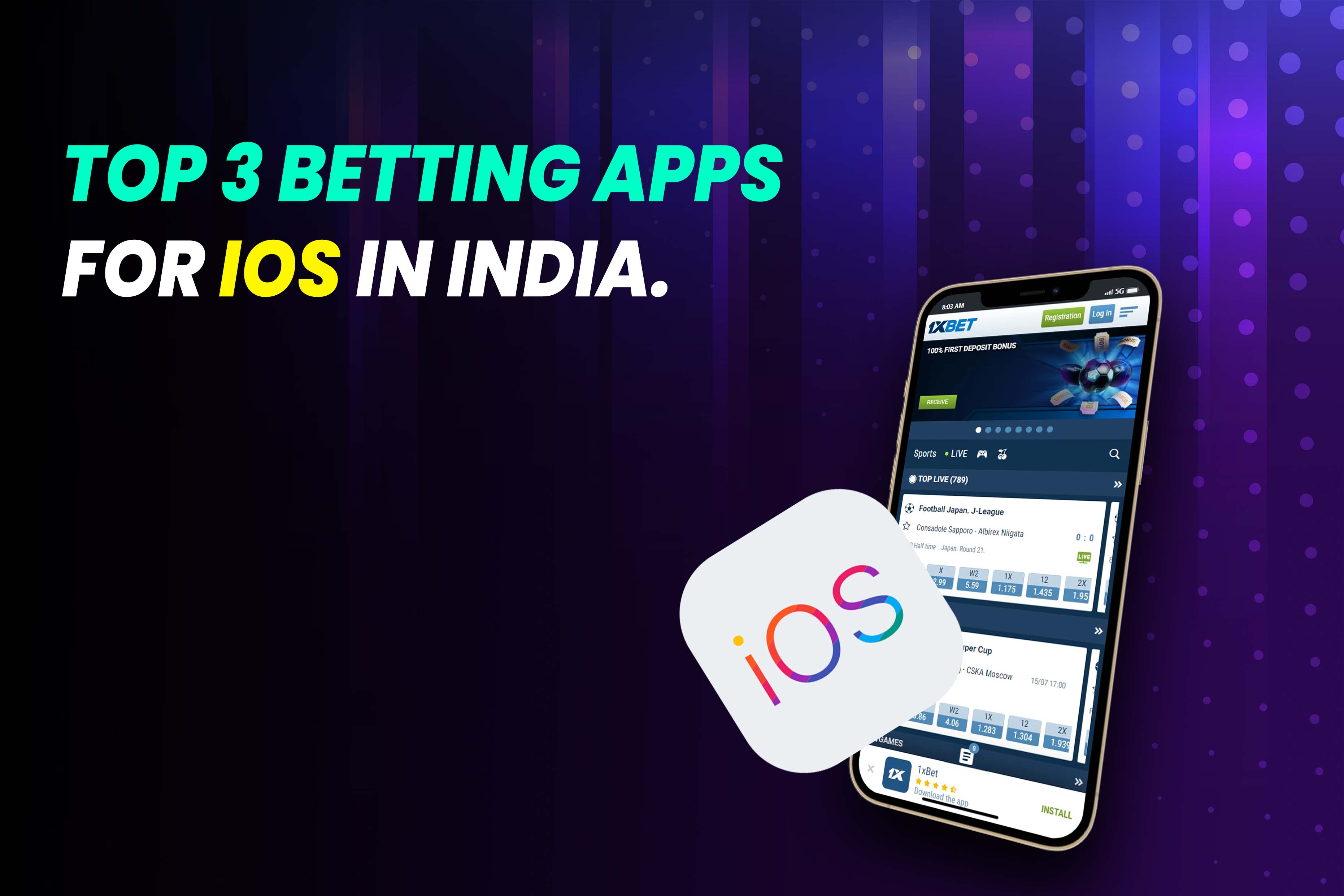 Top 3 Betting Apps for iOS in India.