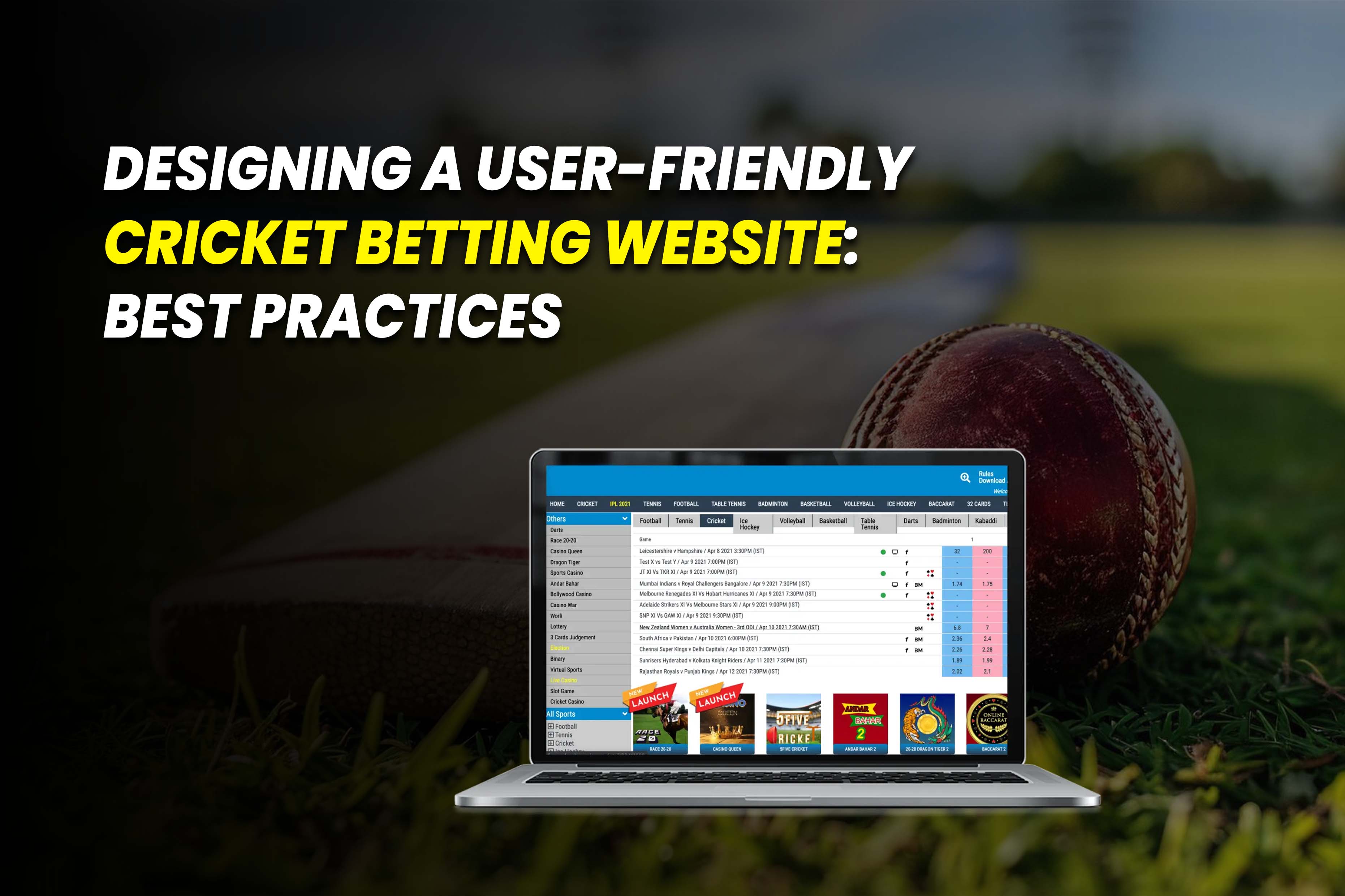 How to make a Ipl Cricket Betting Website in India.